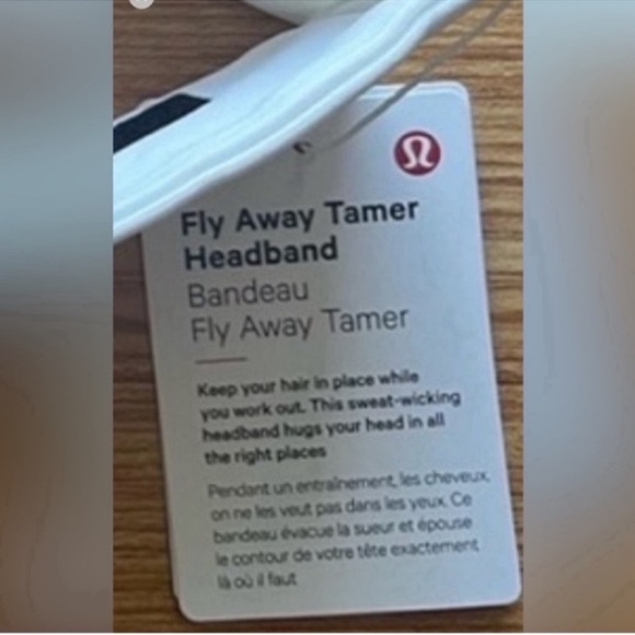 Lululemon Fly Away Tamer Headband in White - Picture 11 of 11